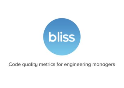 Mission slide from Bliss's fundraising pitch deck